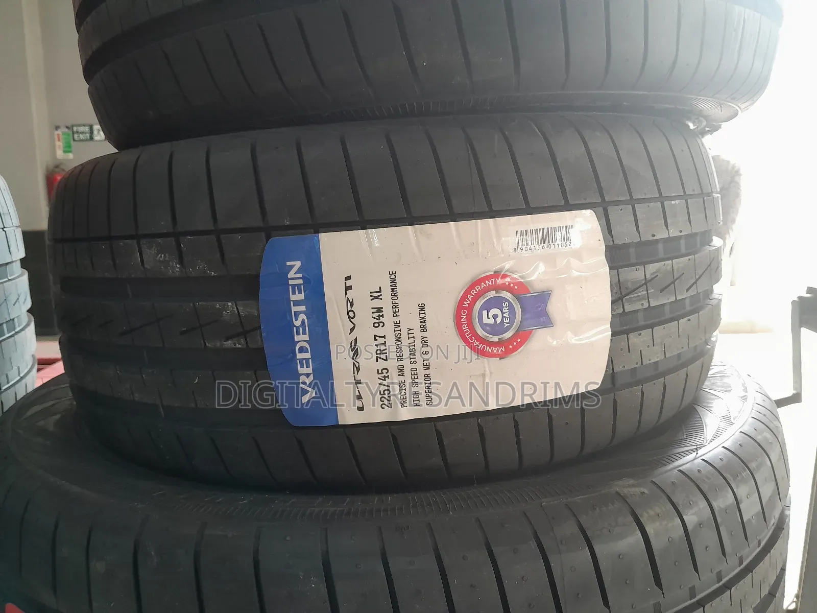225/45r17 Vredestein Tyres Brand New Made in Thailand