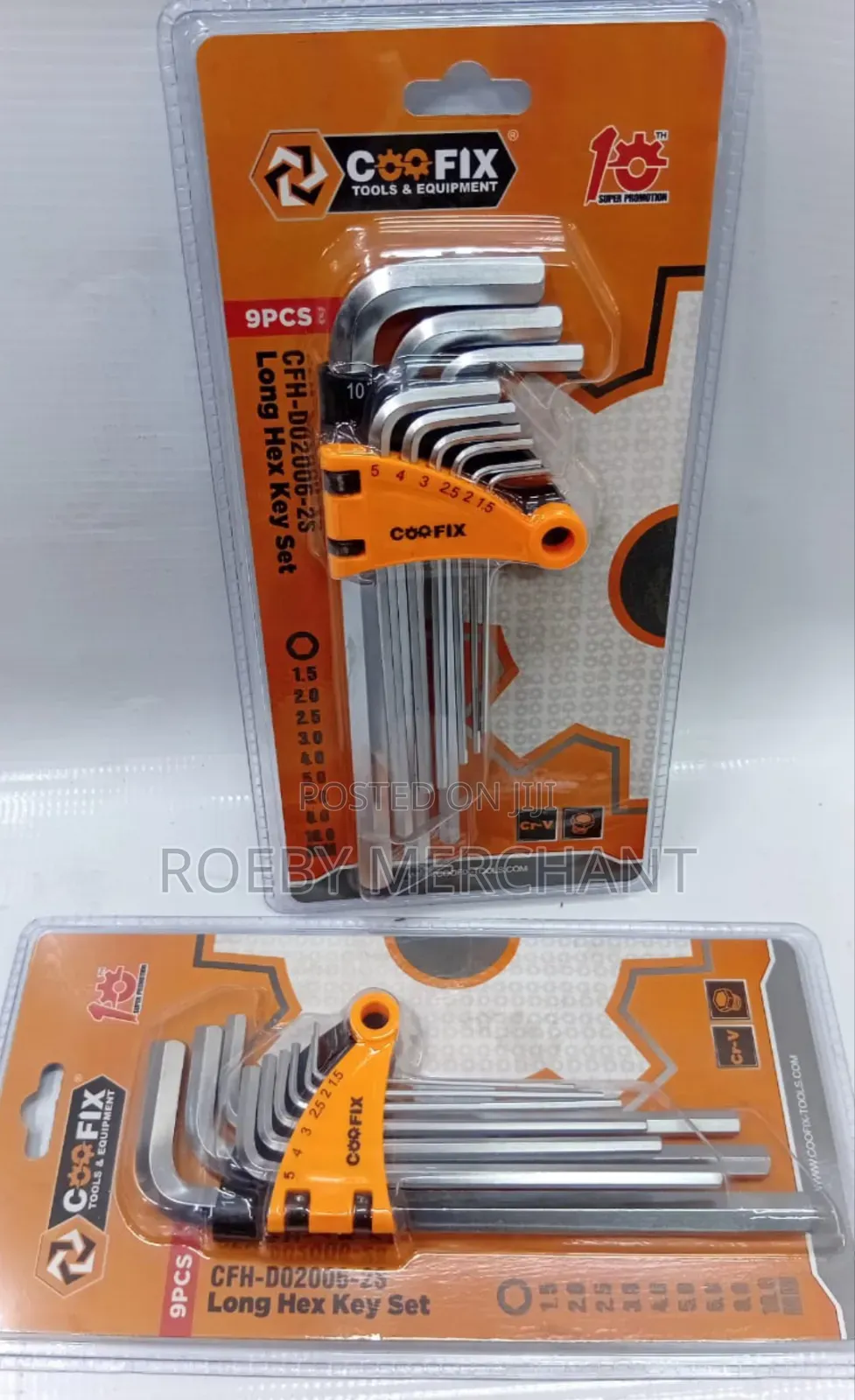 Coofix Allen Key/9pcs Allen Key