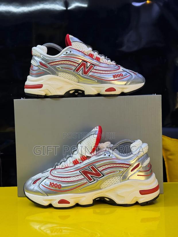 New Balance 1000 ❌ Thisisneverthat “Metallic Silver Red” - main view