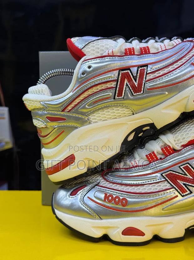 New Balance 1000 ❌ Thisisneverthat “Metallic Silver Red” - thumbnail 3