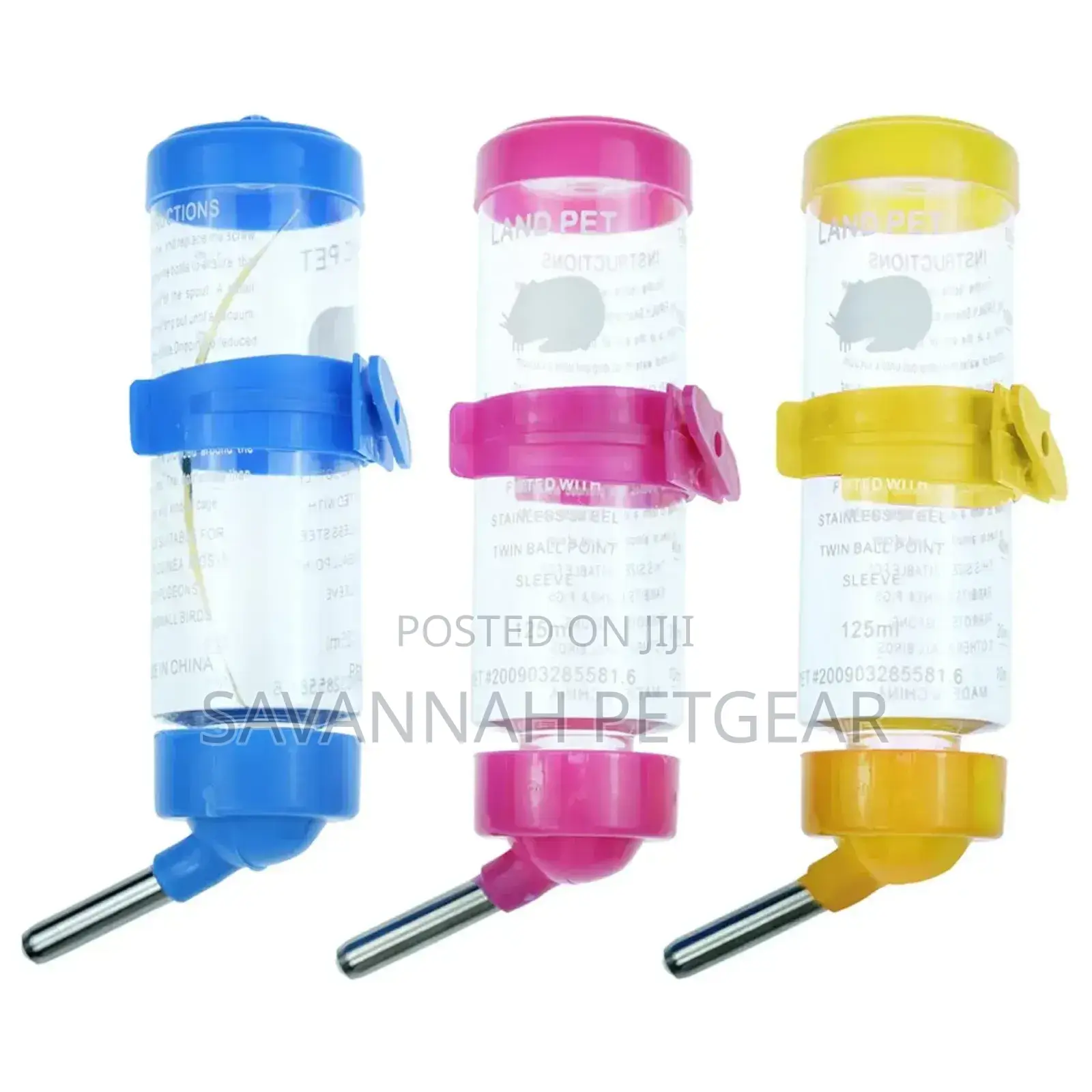 Hamster Water Feeder Bottle, No-Drip Small Animals Water Dispenser