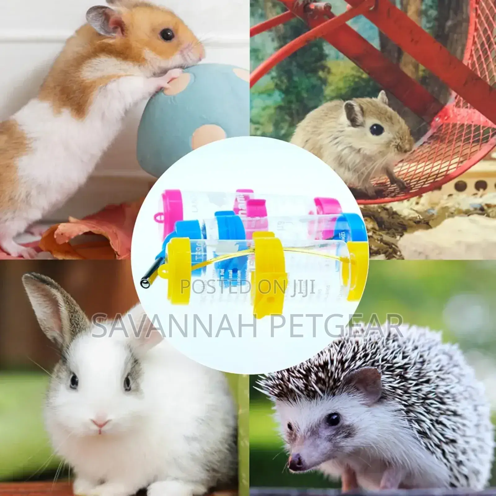 Hamster Water Feeder Bottle, No-Drip Small Animals Water Dispenser