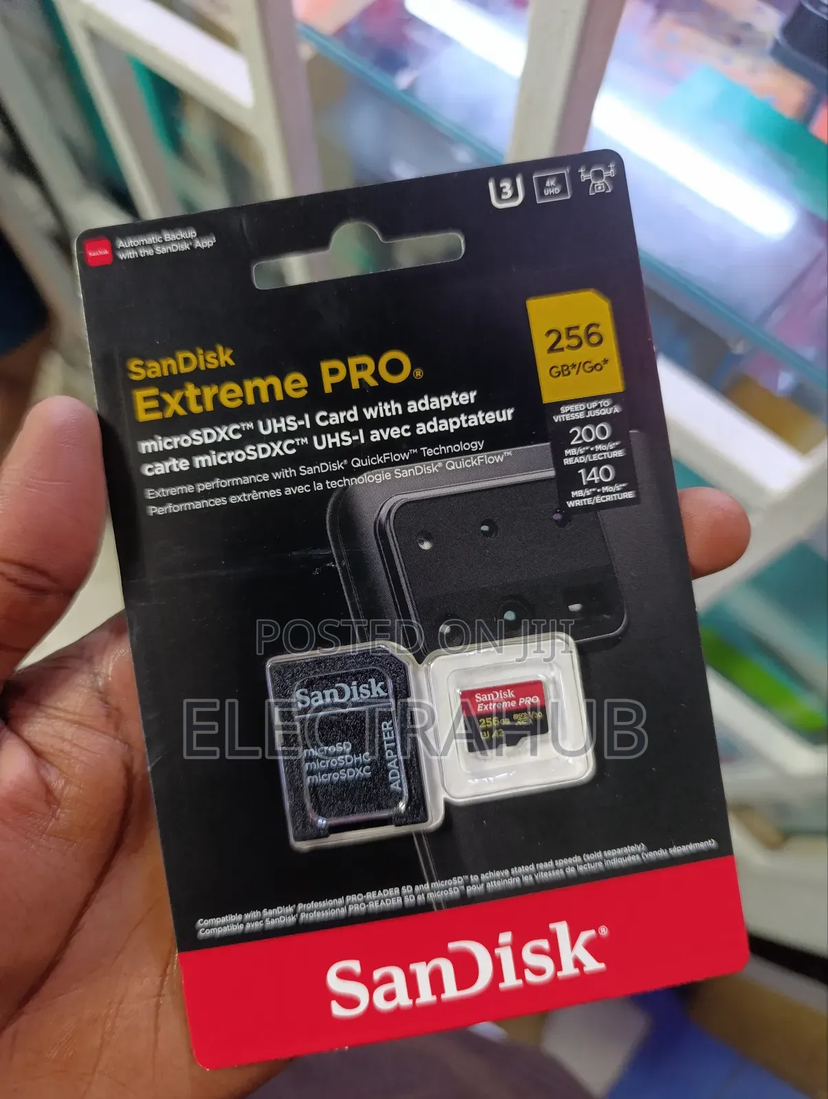 Sandisk Extreme Pro 256gb Memory Card New Sealed