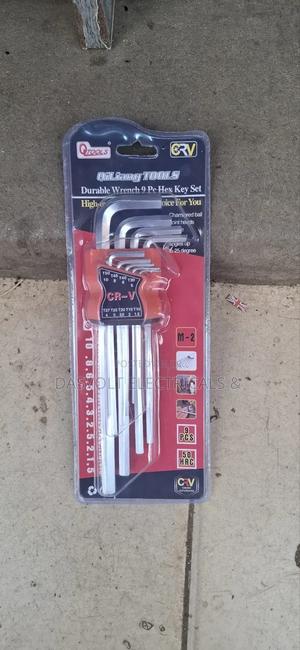 Wrench Hex Key Set/ Allen Keys 9pc - thumbnail 2