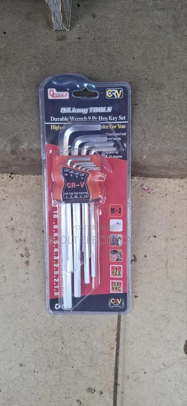 Wrench Hex Key Set/ Allen Keys 9pc - main view