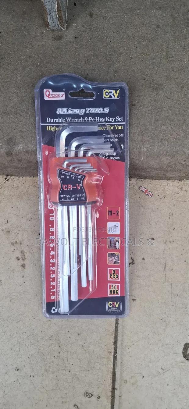 Wrench Hex Key Set/ Allen Keys 9pc - thumbnail 3