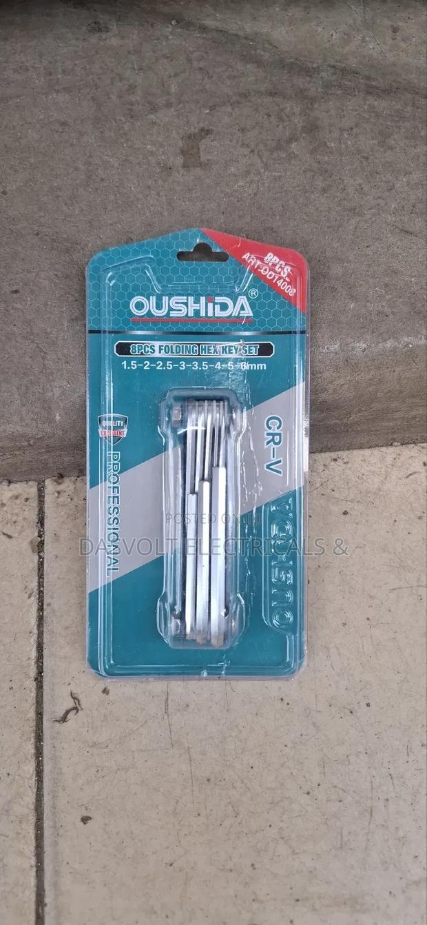 Folding Hex Key Set 8pc - thumbnail 2