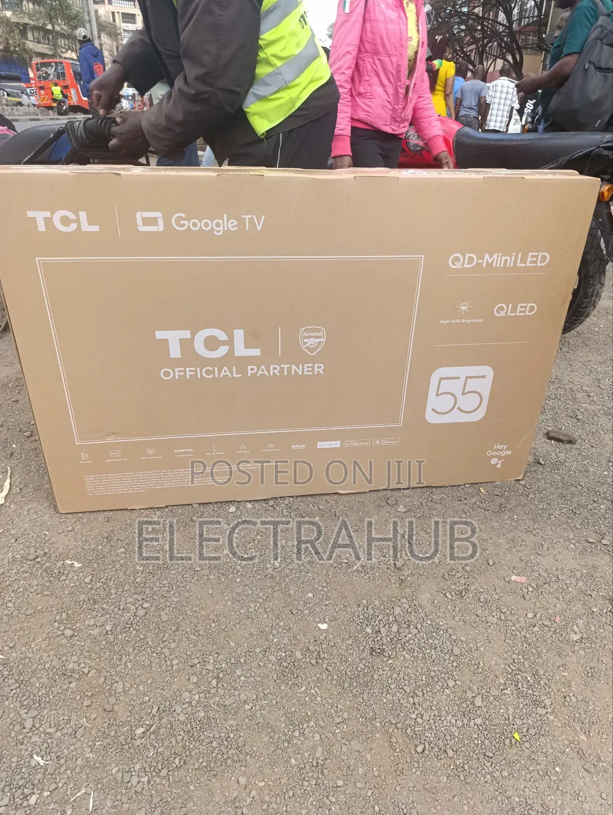 TCL 55 Inch Qd Miniled Smart Tv Brand New Sealed