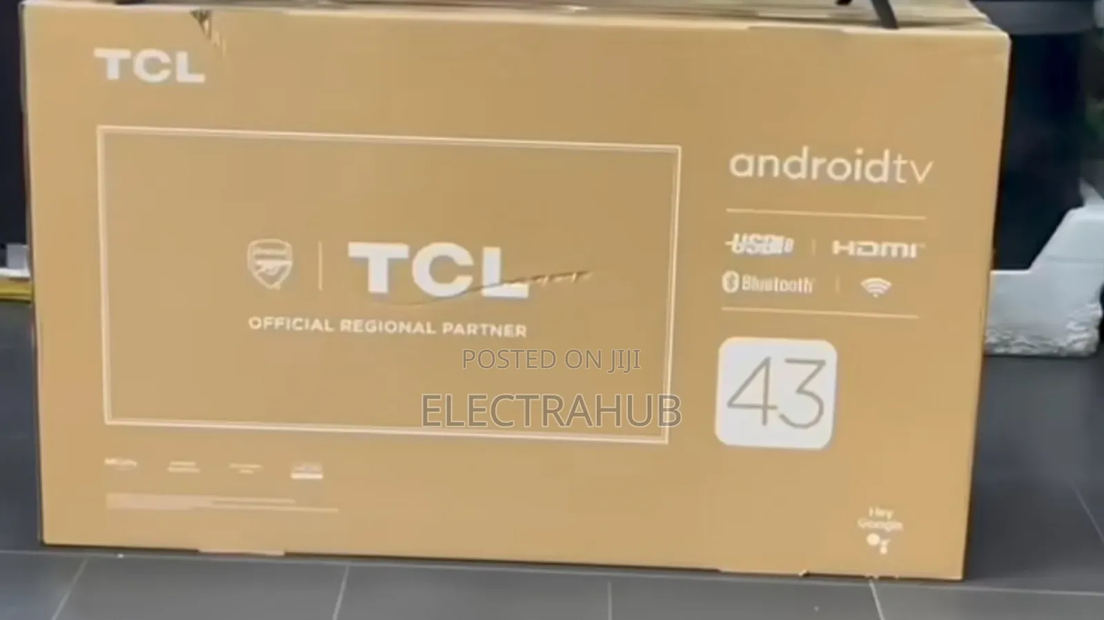 TCL 43 Inch Smart Qled Google Tv New Sealed in a Shop