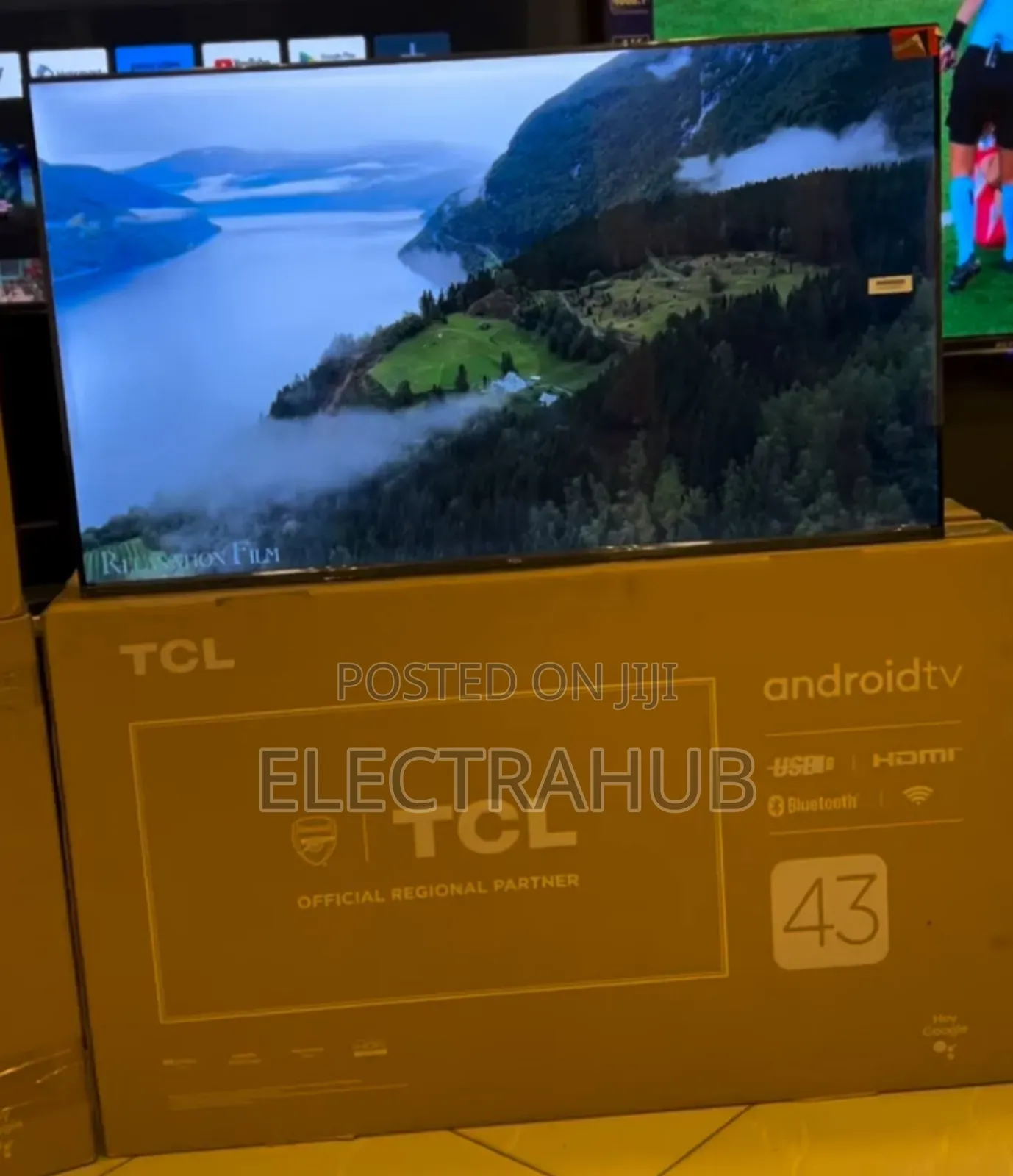 TCL 43 Inch Smart Qled Google Tv New Sealed in a Shop