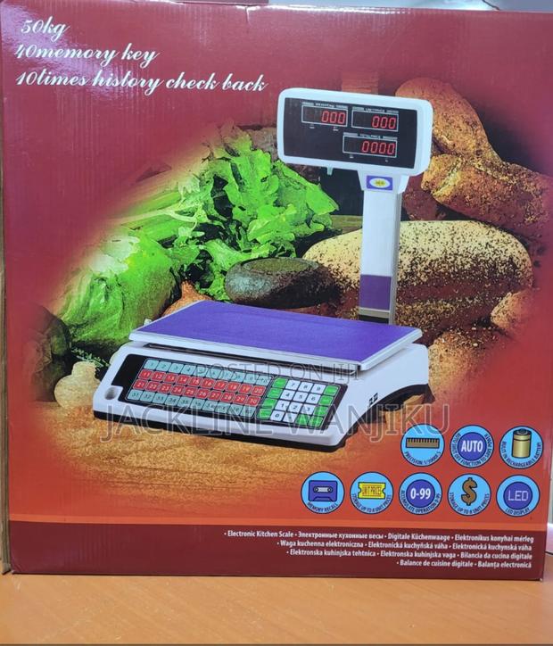 Receipt Weighing Scale 50kgs / Scale With Receipt Printer