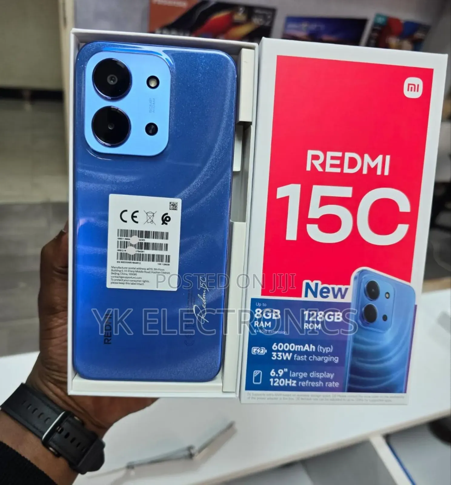 New Xiaomi Redmi 15C 4G 128 GB Blue