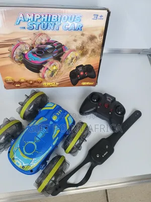 Kids' Rechargeable Amphibious Stunt Toy Car