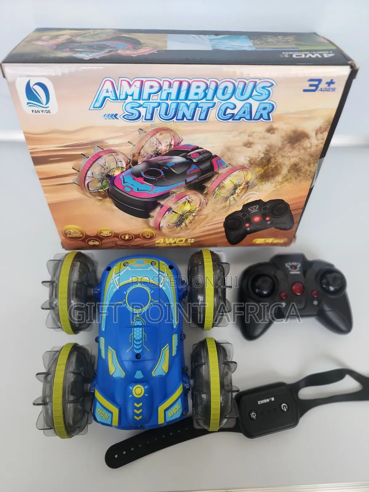 Rechargeable Amphibious Stunt Car For Kids