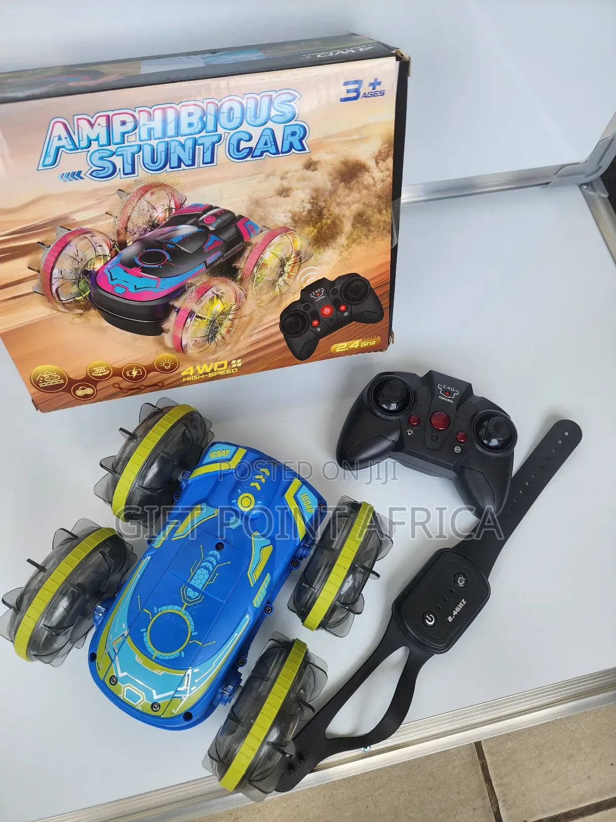 Rechargeable Amphibious Stunt Car For Kids