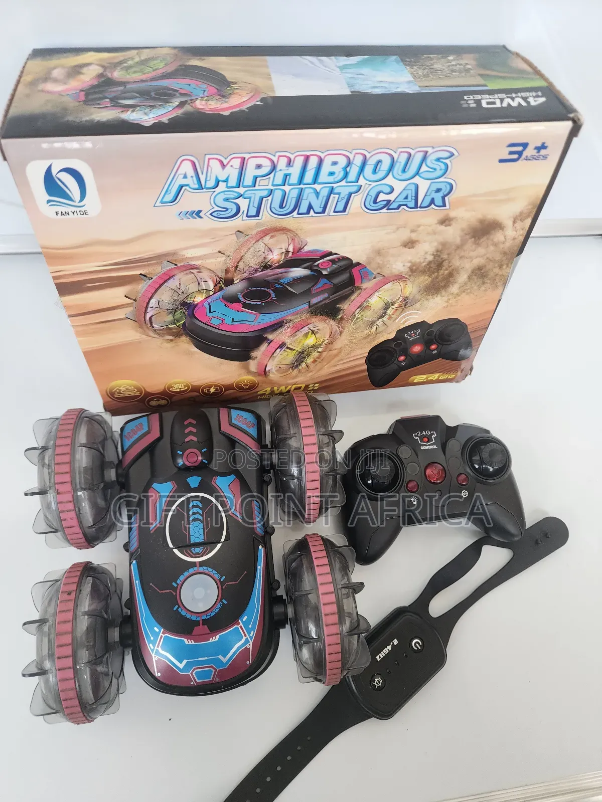 Rechargeable Amphibious Stunt Car For Kids
