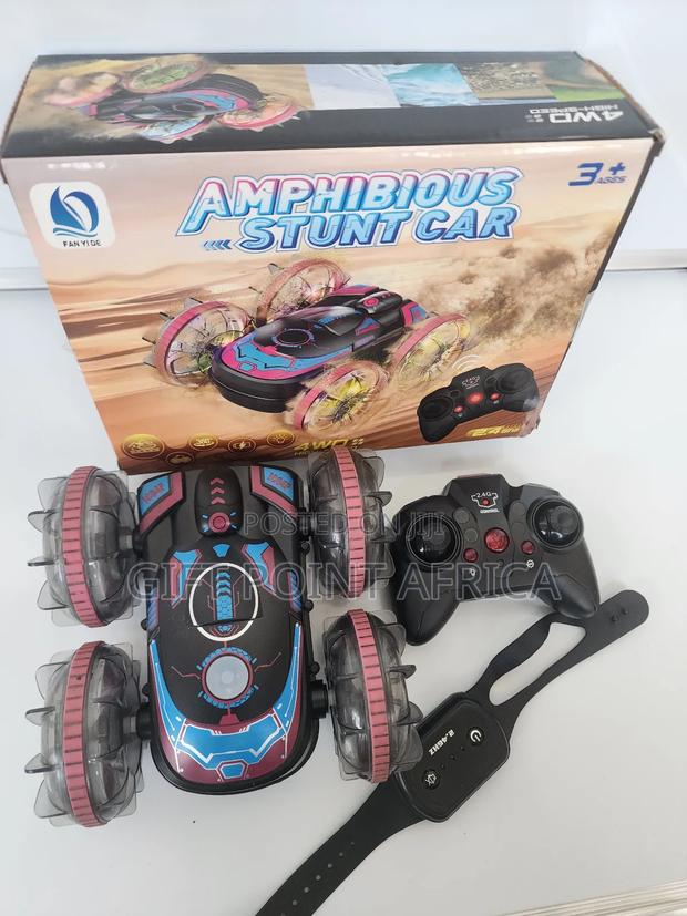 Rechargeable Amphibious Stunt Car For Kids - main view