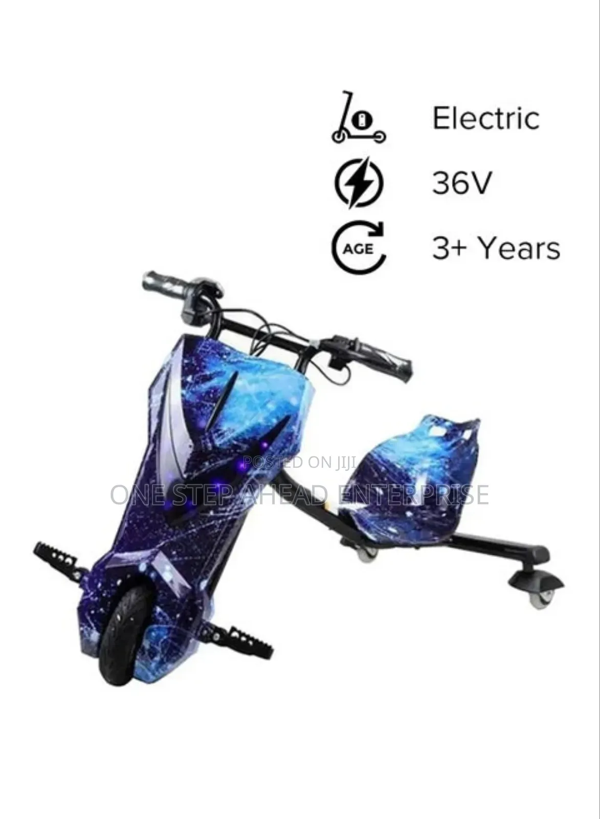 36 v Powered Drift Scooter for Kids Upto 15yrs