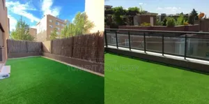 Natural Green Effect Elegant Synthetic Grass Carpet
