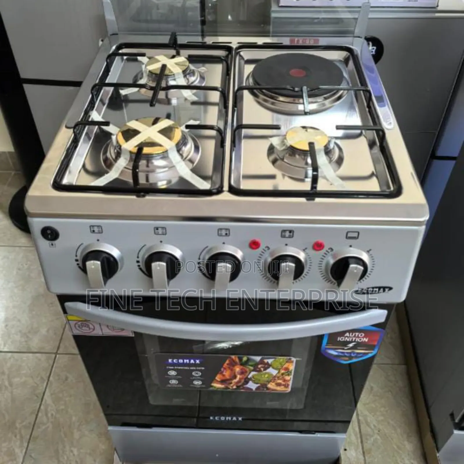 Ecomax 50*55 3+1 Free Standing Cooker