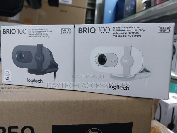 The Logitech Brio 100 Full Hd 1080p Webcam. - thumbnail 2