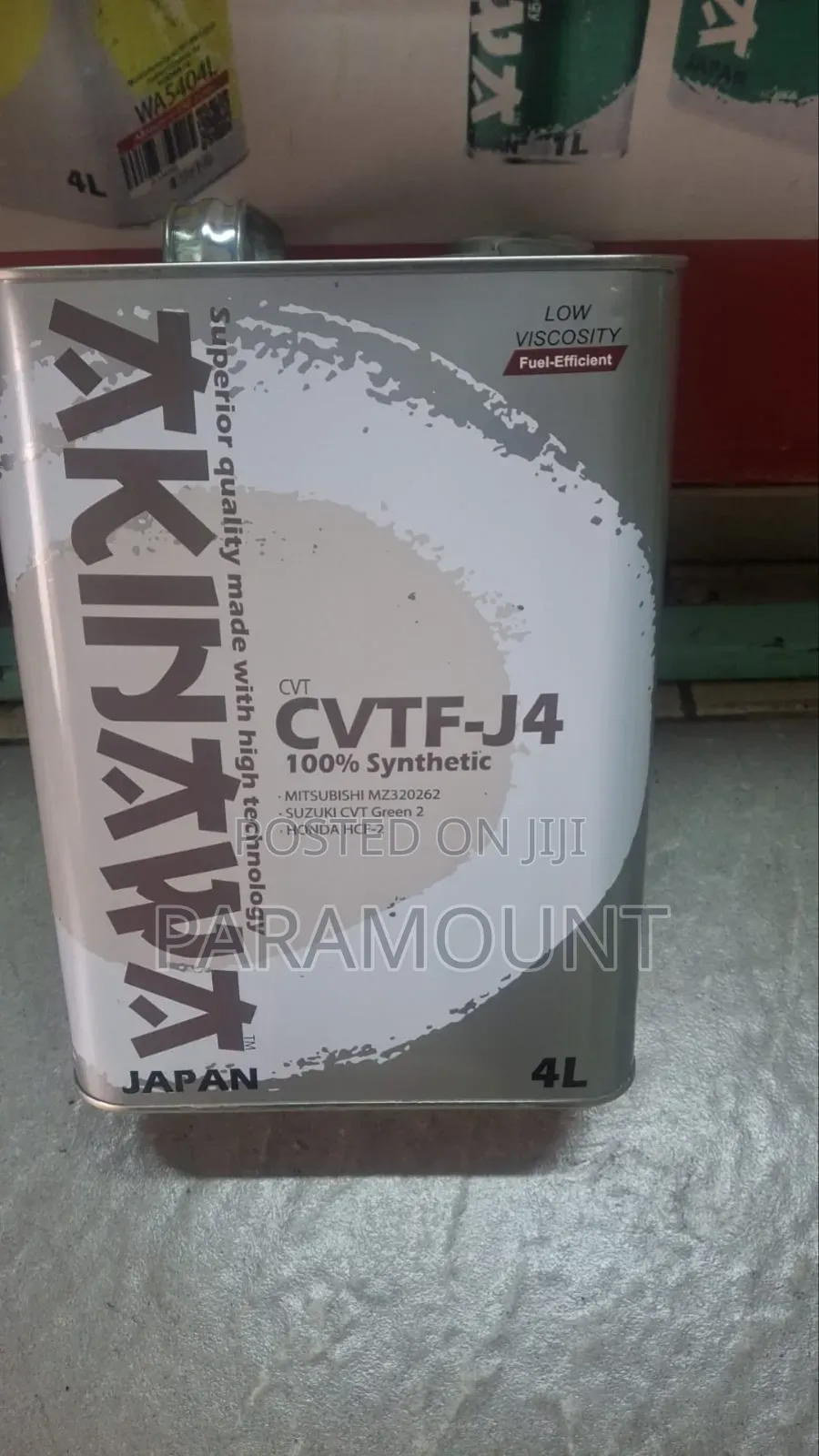 CVT J4 Full Synthetic Fluid. Akinawa