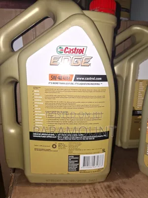 Castrol Edge 5w-40 (5l) Full Synthetic Engine Oil for All Vehicles.