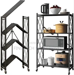 Foldable Kitchen Rack 4 Layers