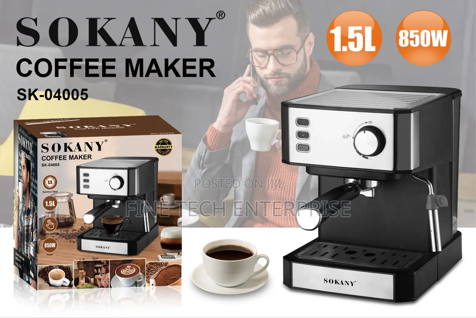 Sokany Commercial Coffee Maker