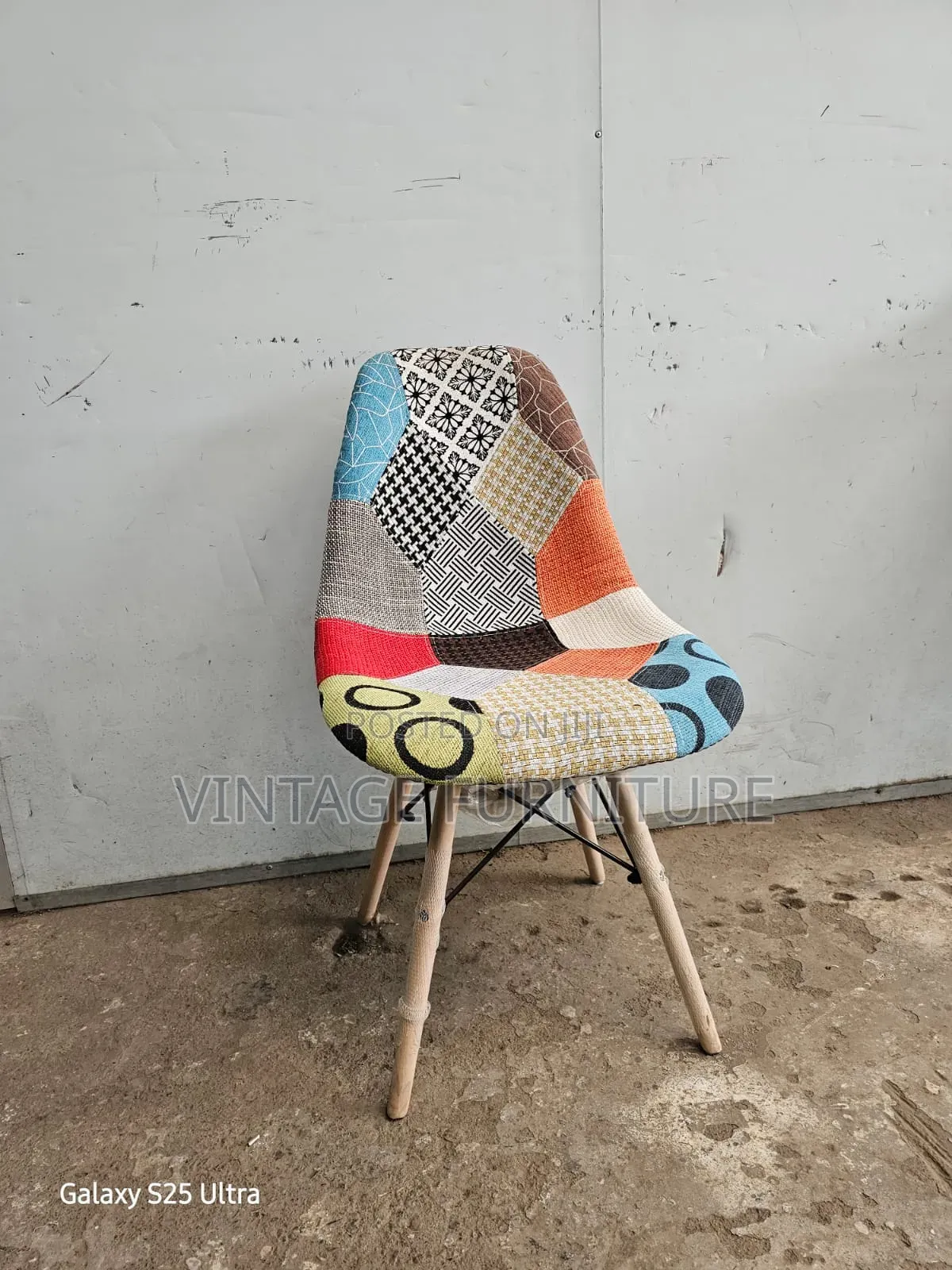 Colored Fabric Chairs 22.J