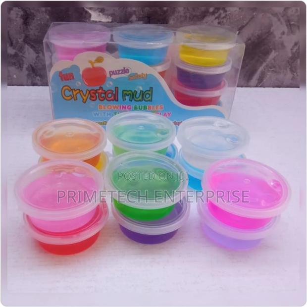 Dozen Slime Crystal Mud for Kids - main view