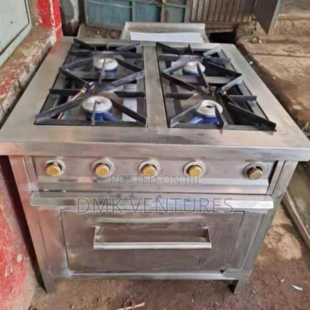 Guaranteed Stainless Steel Four Burner Gas Cooker