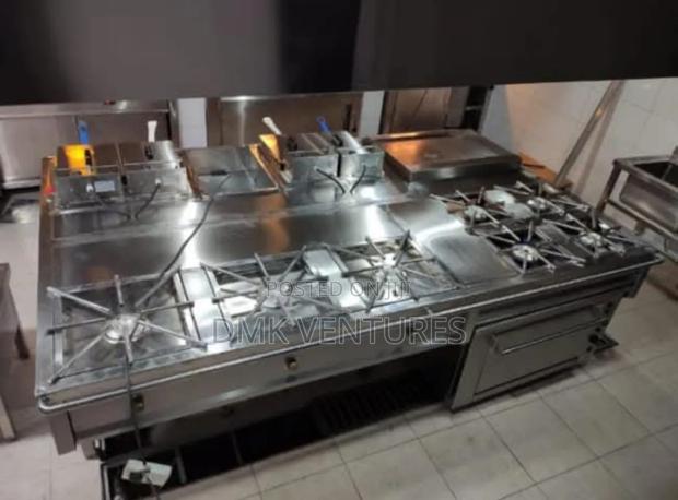 Certified Modernized 7 Burners Kitchen Combined Unit