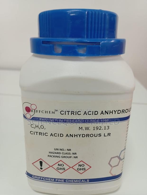 Citric Acid Monohydrate 500g Lr Griffchem