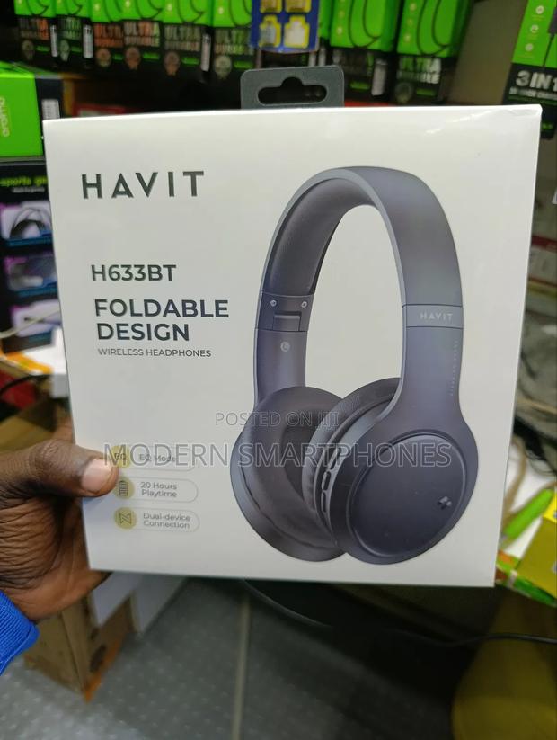 Havit H633bt Foldable Design Wireless Headphones - thumbnail 3