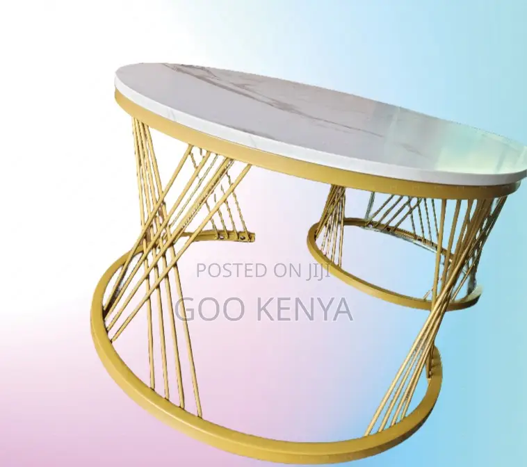 Coffee Table; Modern Nesting Marble Coffee Table Set