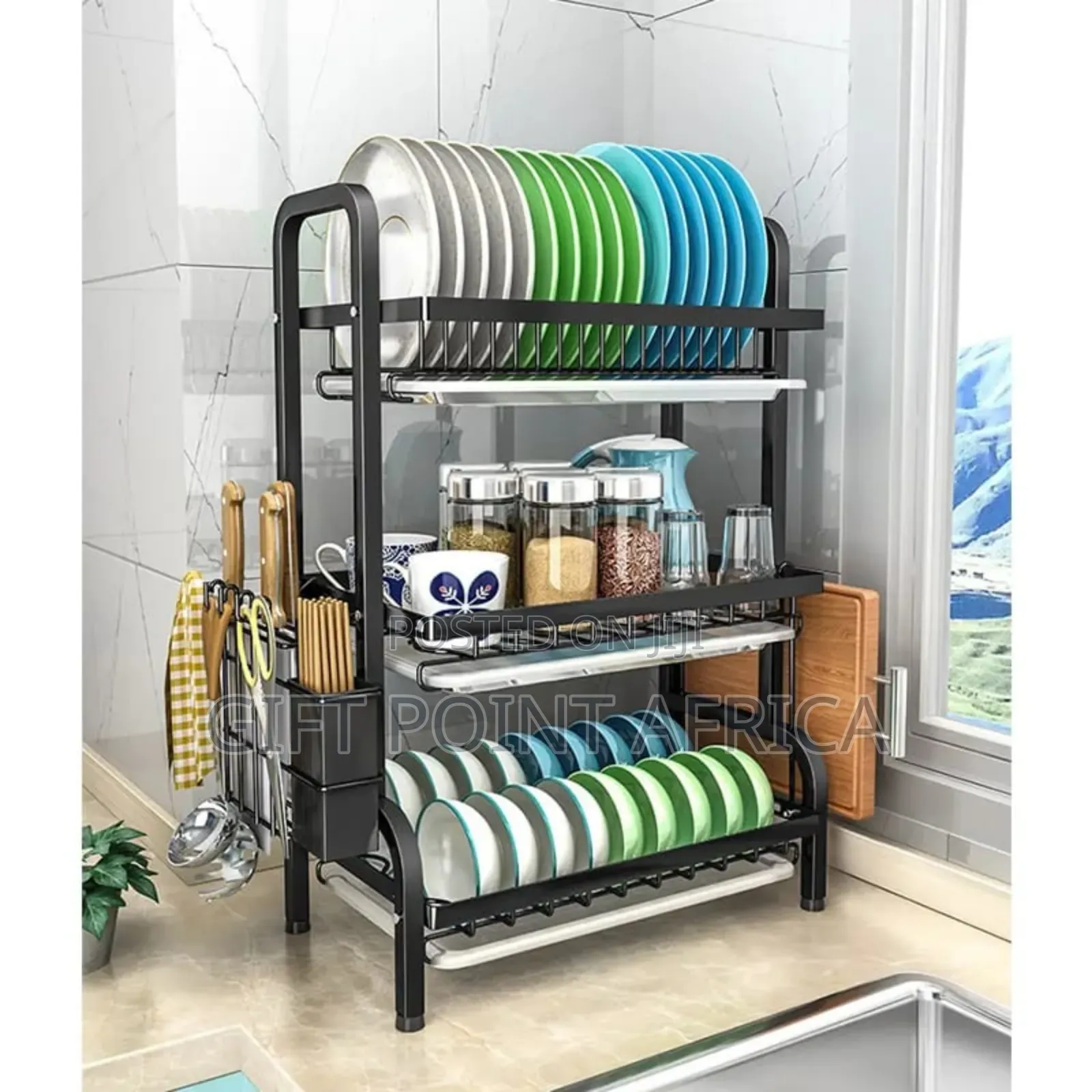 *High Quality Heavy Duty 3 Tier Dish Rack*