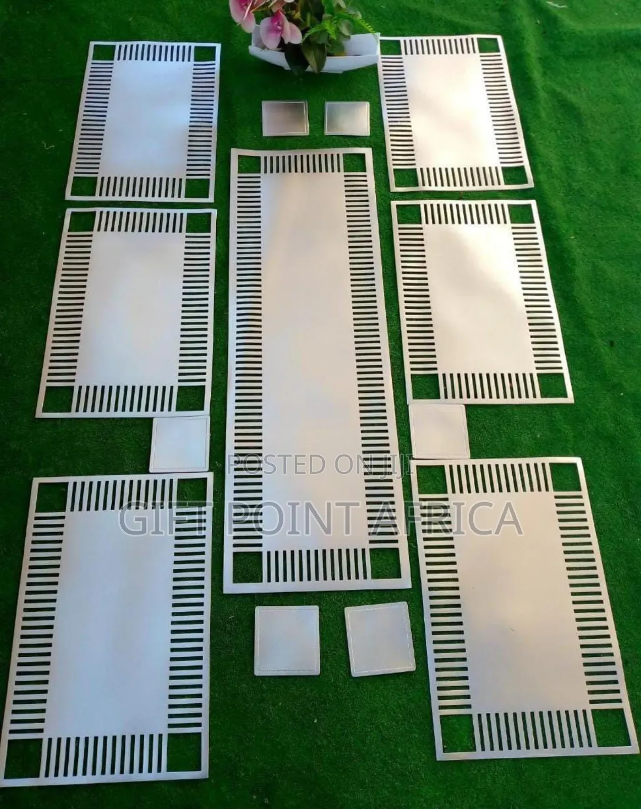 Silver Classy Placemats Set