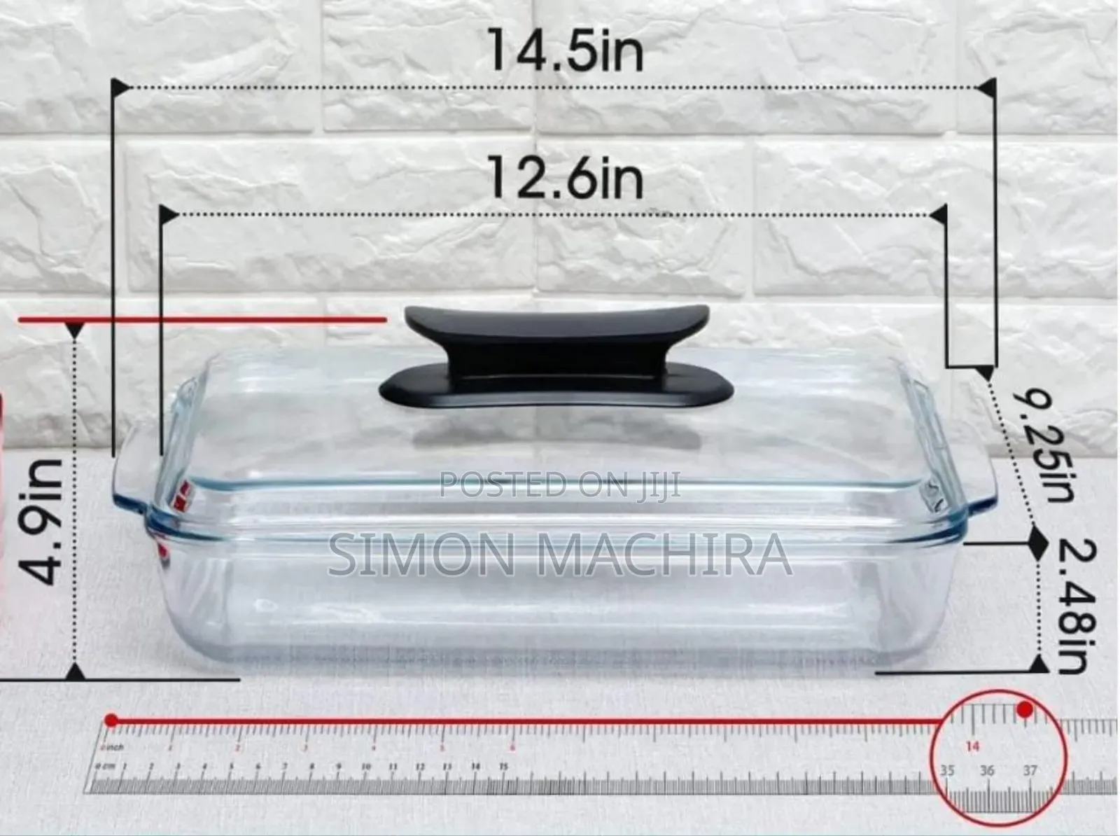 Glass Baking Tray With Lid