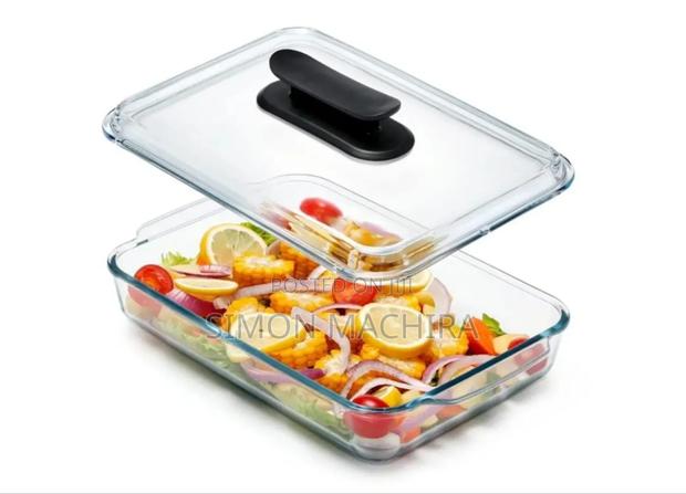 Glass Baking Tray With Lid - thumbnail 3