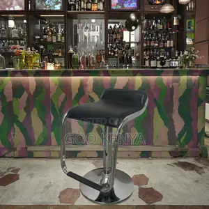 Bar Stool; High-End Adjustable Leather Counter Stool