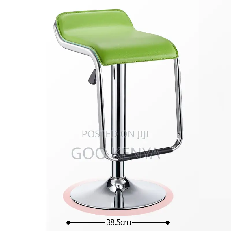 Bar Stool; High-End Adjustable Leather Counter Stool