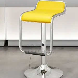 Bar Stool; High-End Adjustable Leather Counter Stool