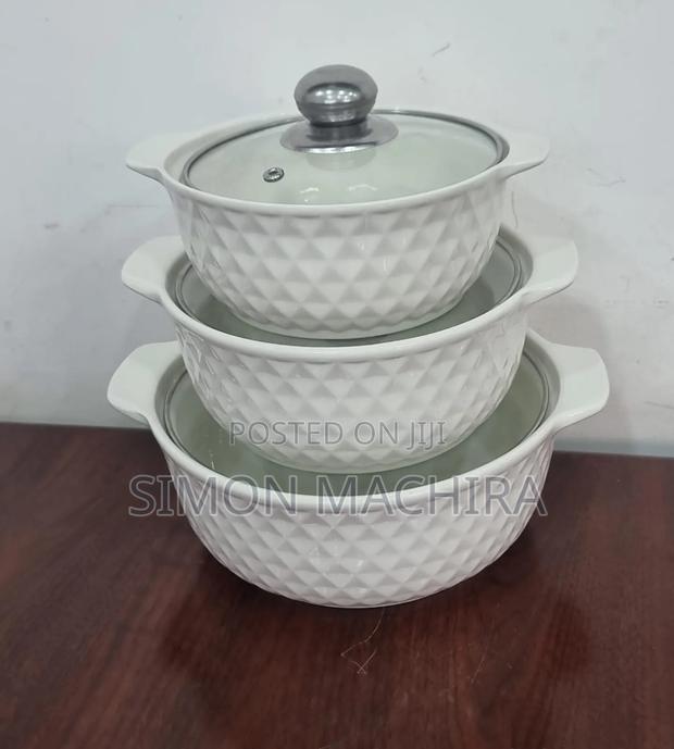 3 in 1 Ceramic Serving Dish 3pcs Set - thumbnail 2