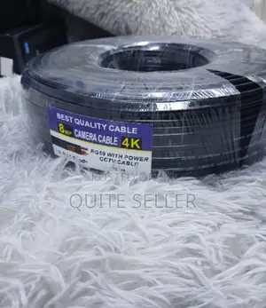 New Coaxial Rg59 With Power (200m) Cable-Installation of CCTV Cameras