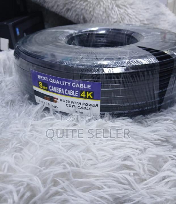New Coaxial Rg59 With Power (200m) Cable-Installation of CCTV Cameras