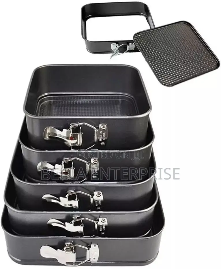 Square Baking Tins Set 6pcs/Set