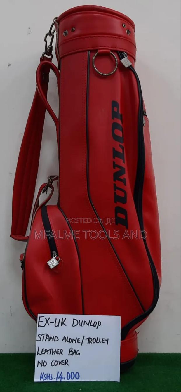 Half Leather Empty Golf Bag