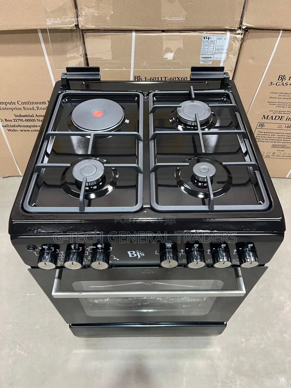 Bjs 60*60 3gas+1hotplate With Rapid Hotplate And Warmer