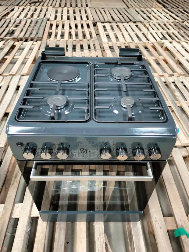 Bjs Elegance Grey 60*60 3gas+1hotplate Cooker - main view